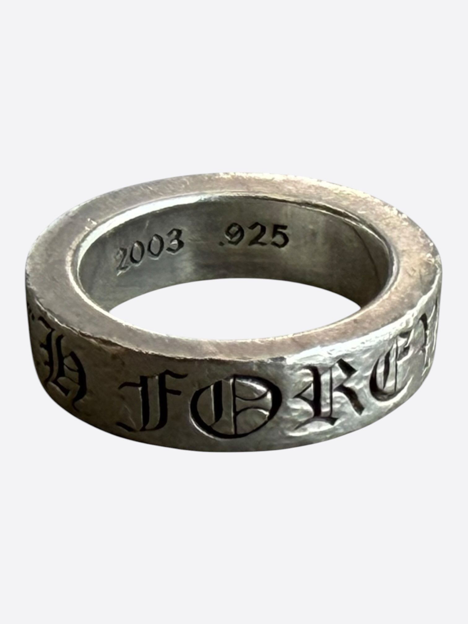 Chrome Hearts Chrome Hearts Silver Forever Ring Size ONE SIZE - 6 Thumbnail