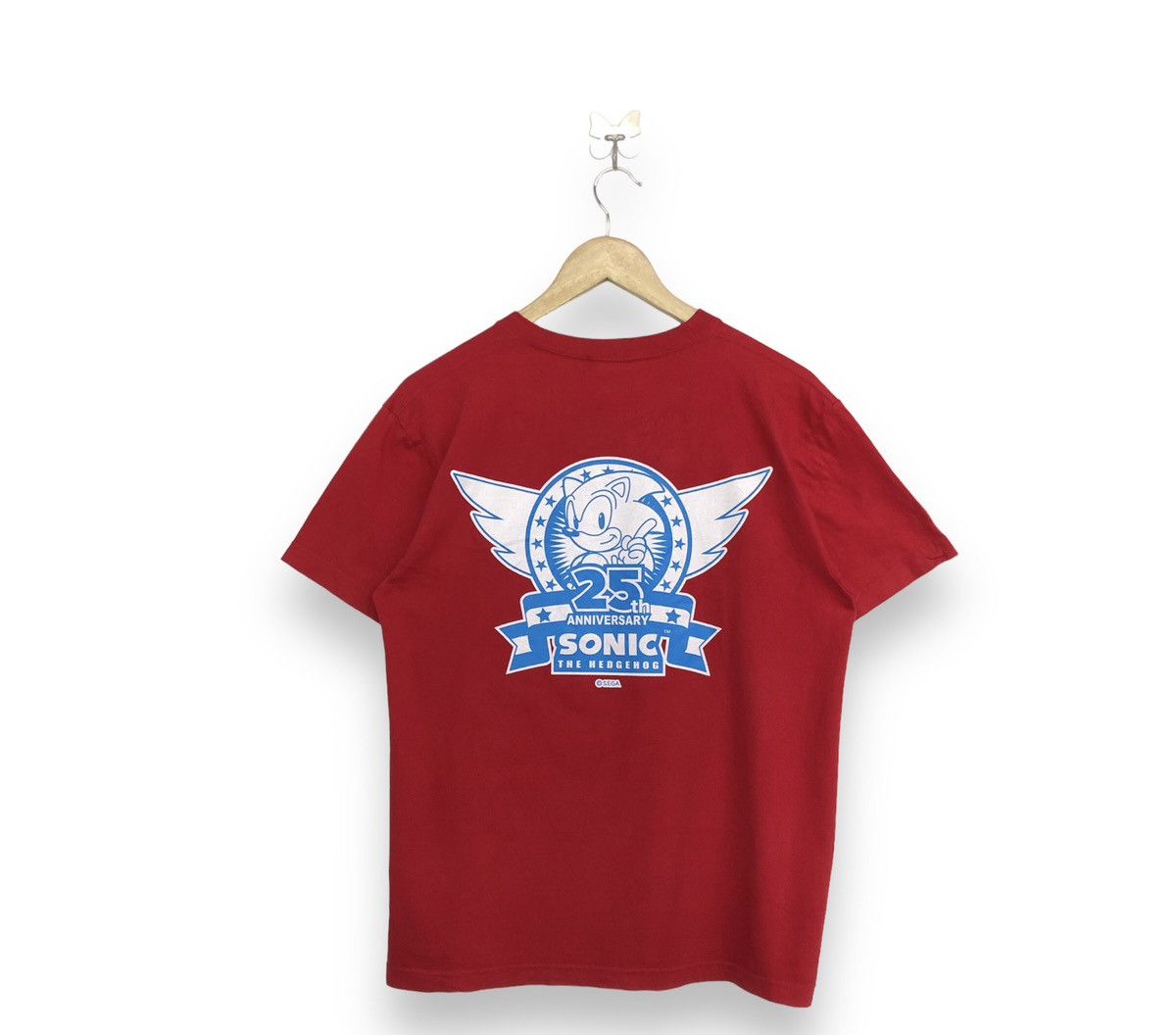 Sega Sonic The Hedgehog Anniversary 25 years Tshirt