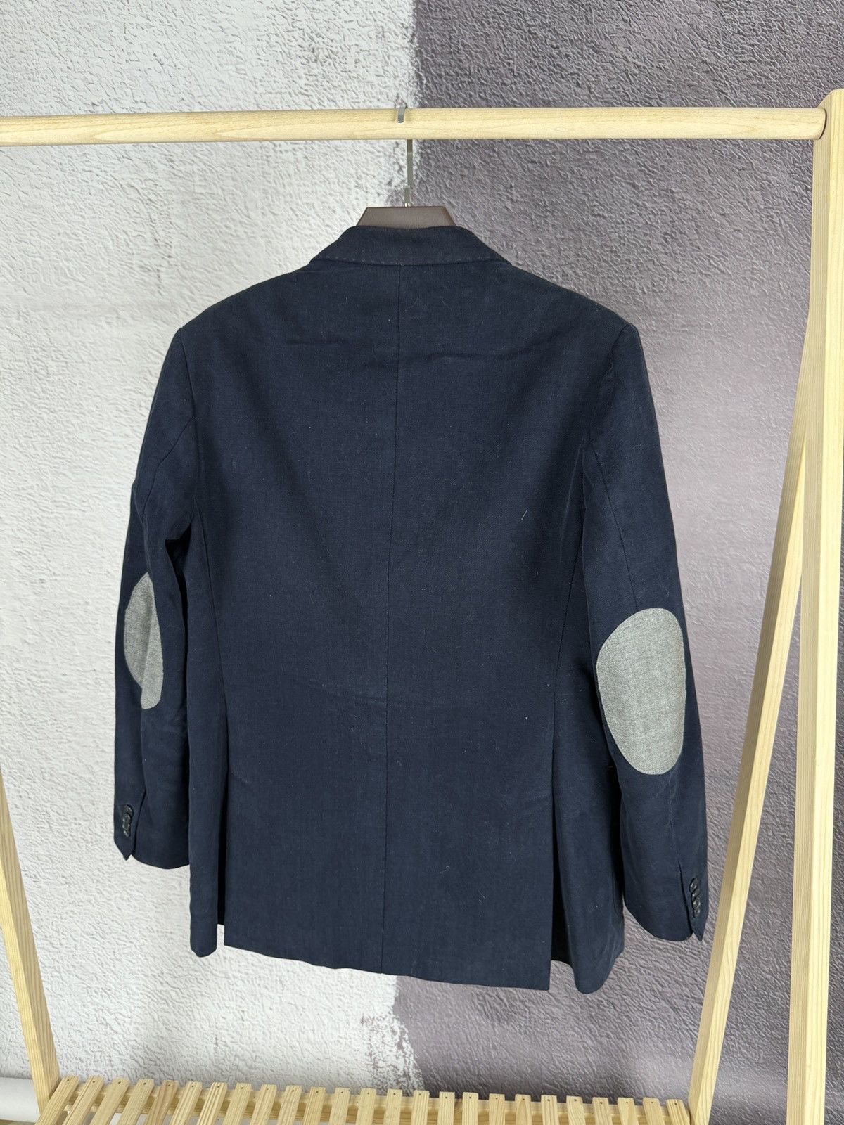 Boggi Boggi Milano vintage blue cotton 3 button blazer Size 44R - 13 Thumbnail