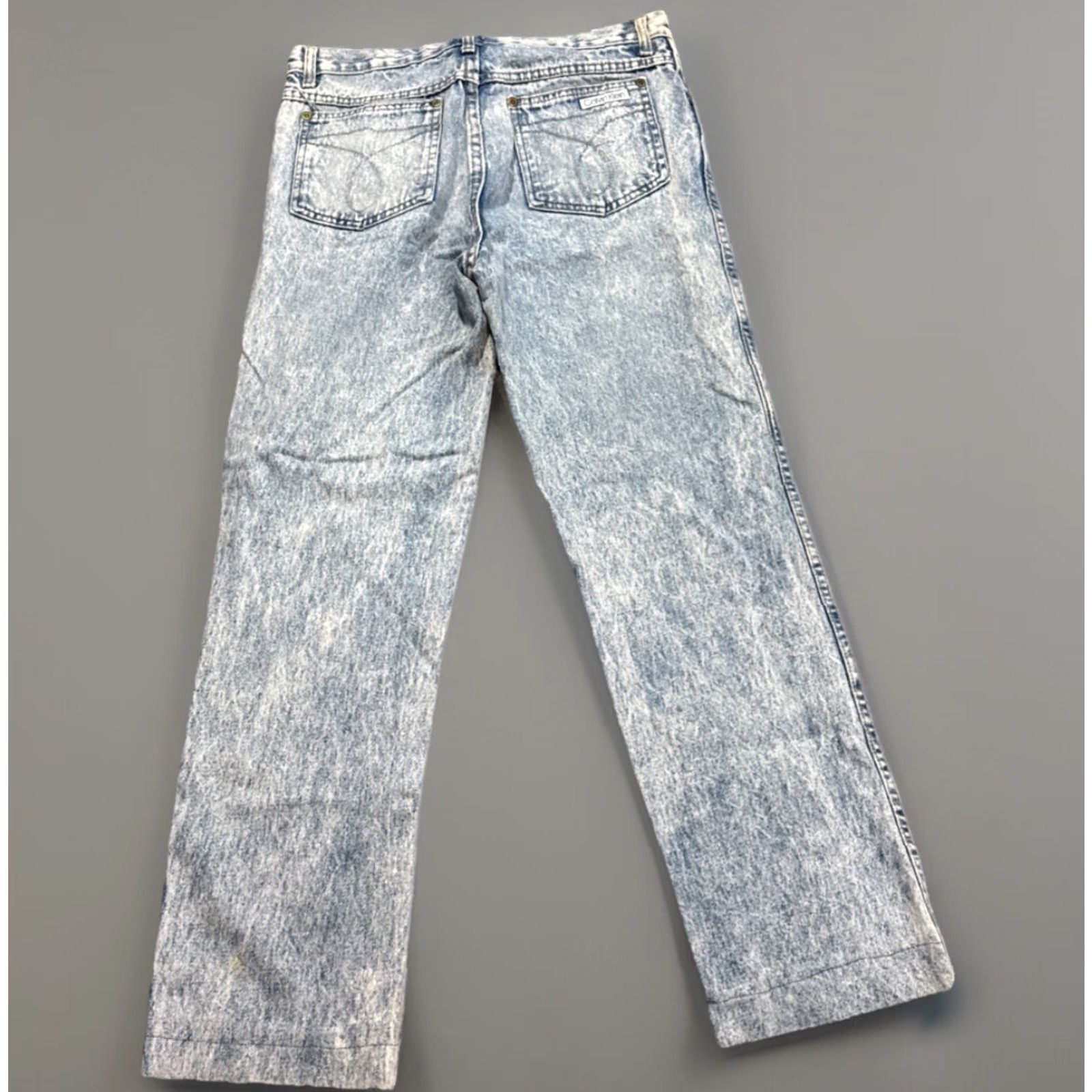 Calvin Klein VINTAGE Calvin Klein Jeans Blue Denim Straight Leg 80s Men 34x30 Inseam 30 New title: Size US 34 / EU 50 - 2 Thumbnail