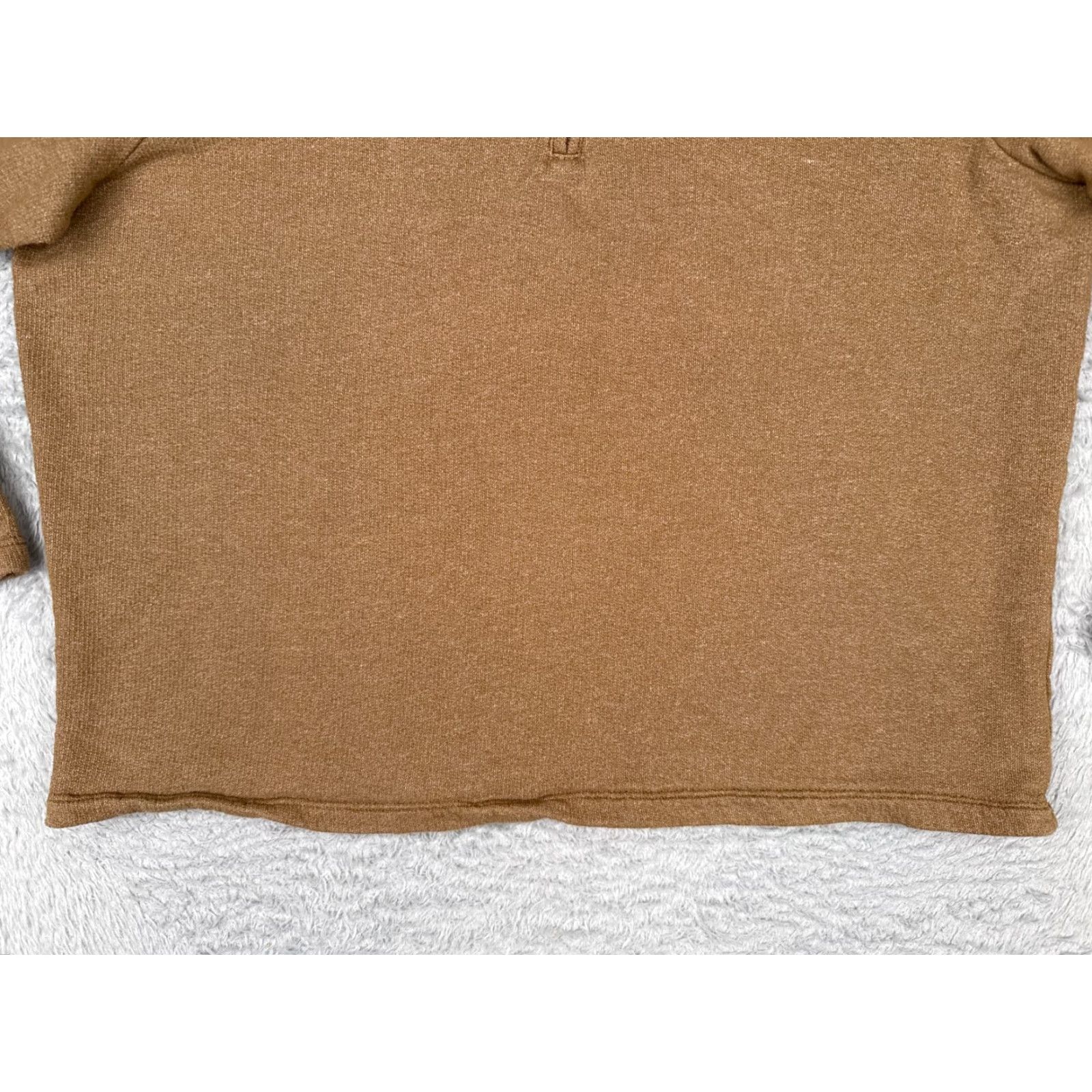 Vintage Columbia Sweater Mens XL Brown 1/4 Zip Pullover Hike Winter Outdoor Casual Mock Neck Long Sleeve Knit Logo Size US XL / EU 56 / 4 - 5 Thumbnail