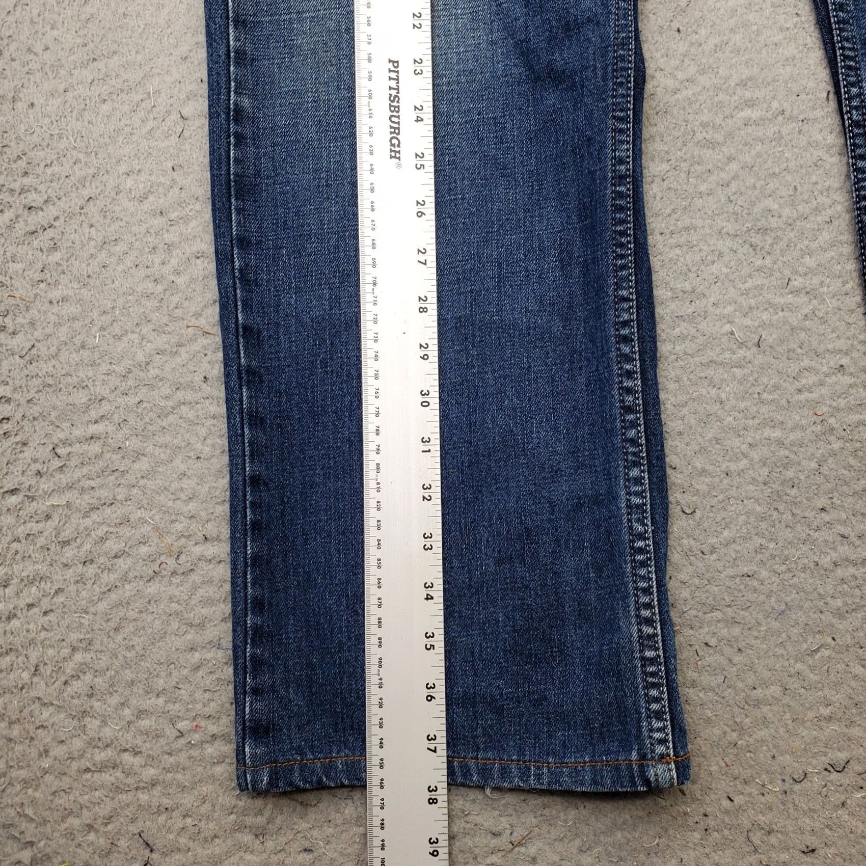 Levi's Levi's 514 Jeans Mens Size 38 Slim Blue Denim 5-Pocket Pockets Straight Leg Size US 38 / EU 54 - 3 Thumbnail