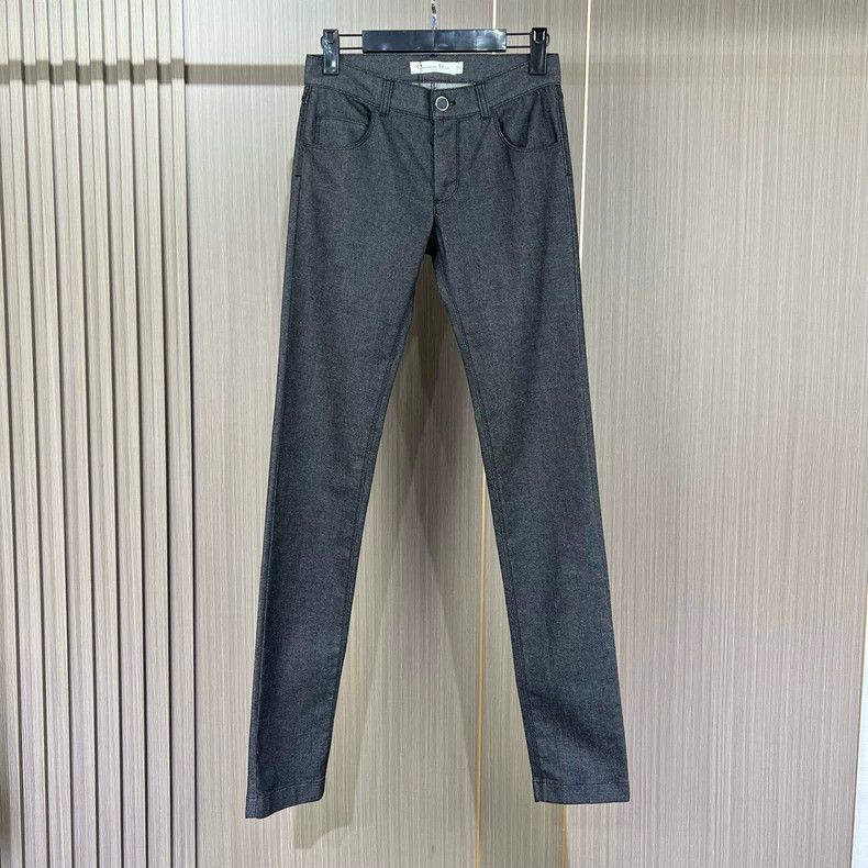 Dior Dior Black Gray Casual Long Pants F34 Size-dmc Size US 34 / EU 50 - 1 Thumbnail