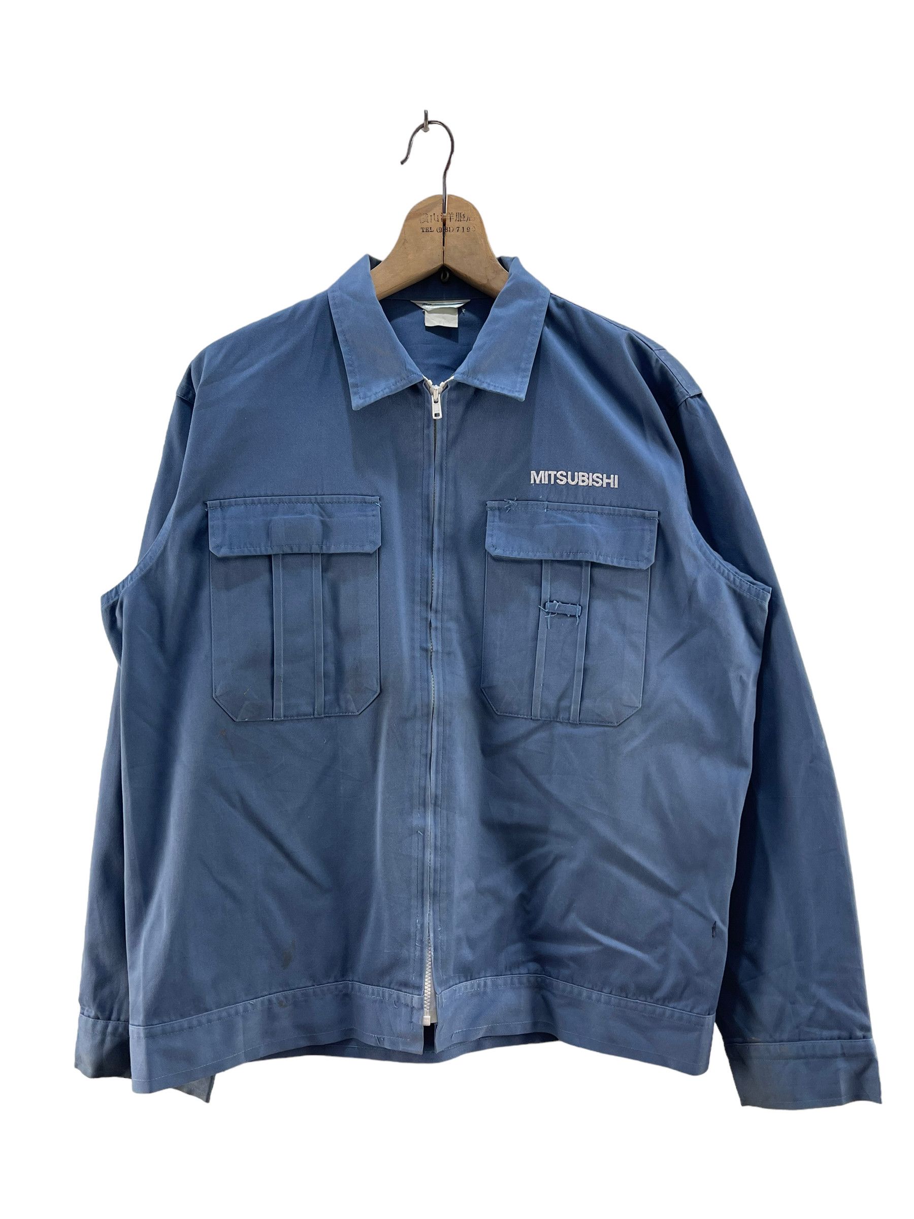 Japanese Brand Vintage Mitsubishi Uniform Worker Jacket Size US M / EU 48-50 / 2 - 1 Thumbnail