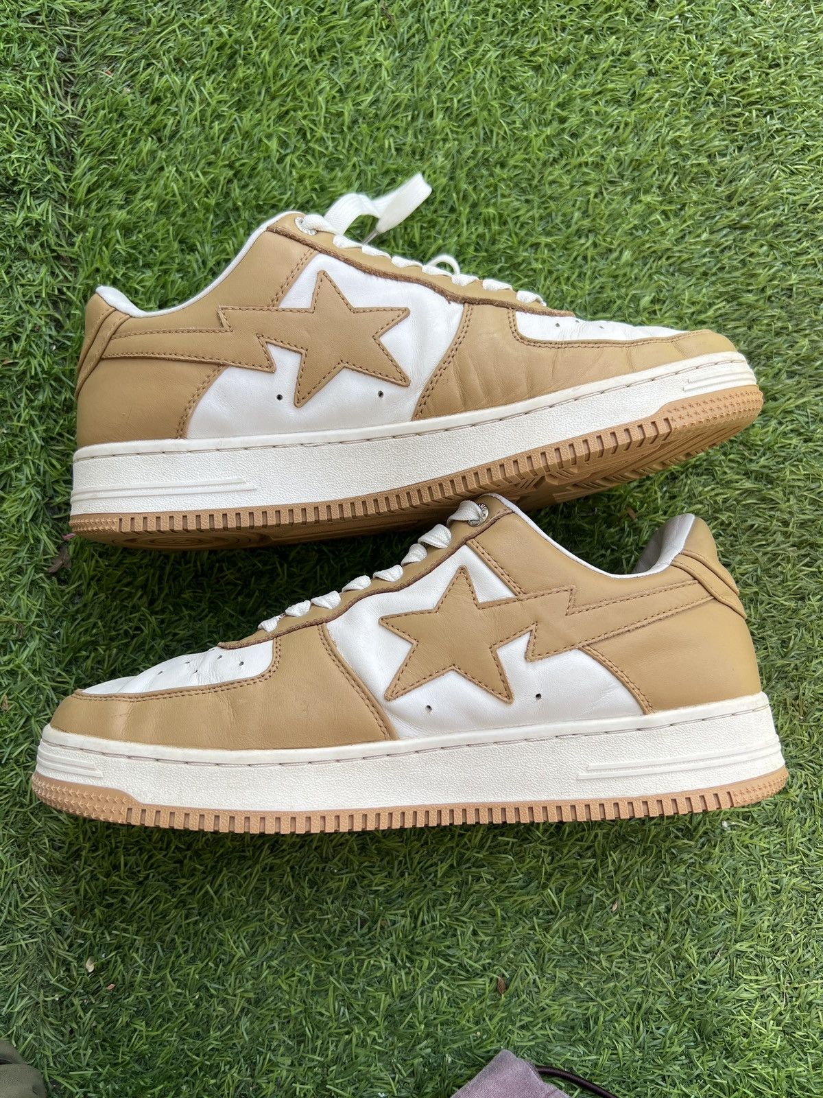 Bape Bape Sta Low Beige Size US 9.5 / EU 42-43 - 2 Thumbnail