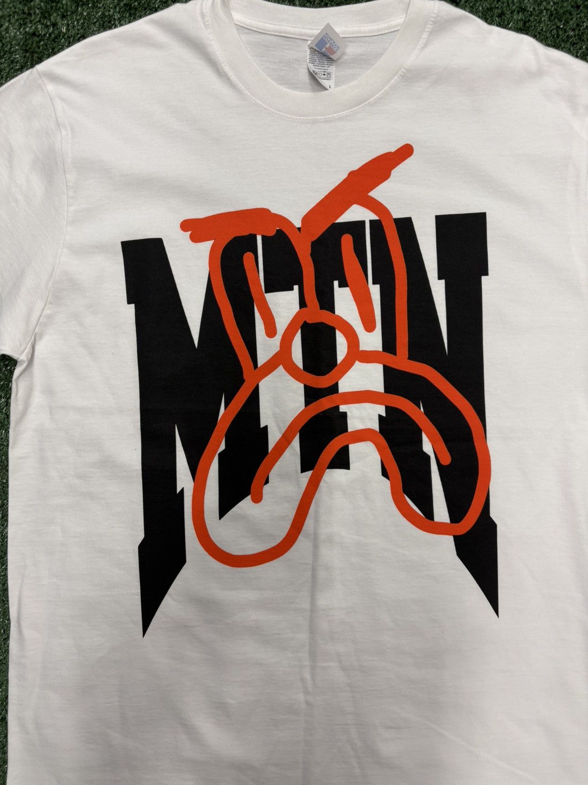 Other Slawn MTHERLAN Graphic Tee Russell Athletic White Size L NWT Size US L / EU 52-54 / 3 - 2 Thumbnail
