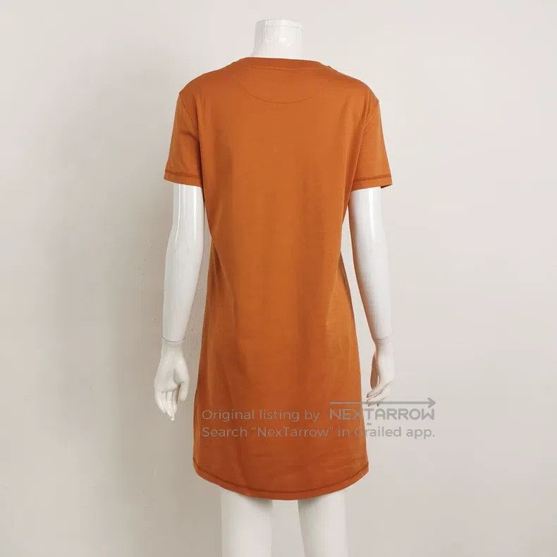 Hermes Hermes Pure cotton pocket pattern embroidered round neck s Size XS / US 0-2 / IT 36-38 - 2 Thumbnail
