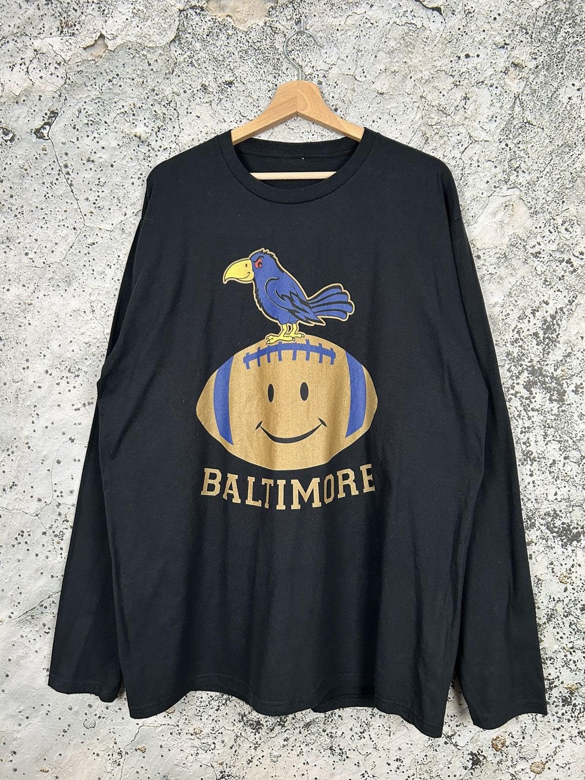 NFL Vintage Baltimore NFL Longsleeve Graphic Football Rare Hype Size US XL / EU 56 / 4 - 1 Thumbnail