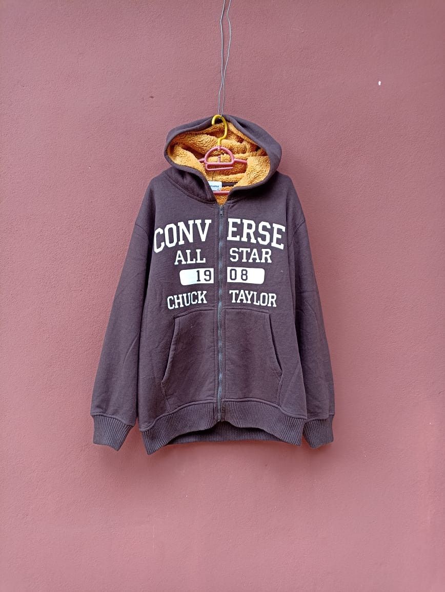 Converse Converse zipper Hoodie Size US L / EU 52-54 / 3 - 1 Thumbnail