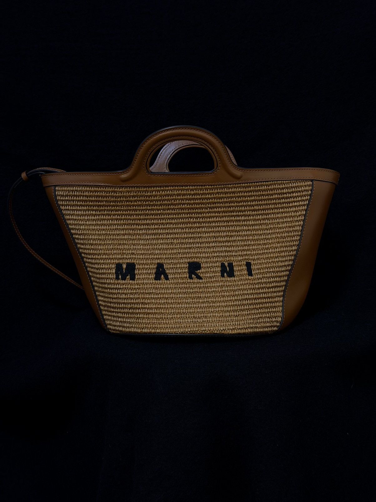 Marni MARNI Tropicália Small Tote – Raw Sienna Size ONE SIZE - 1 Thumbnail