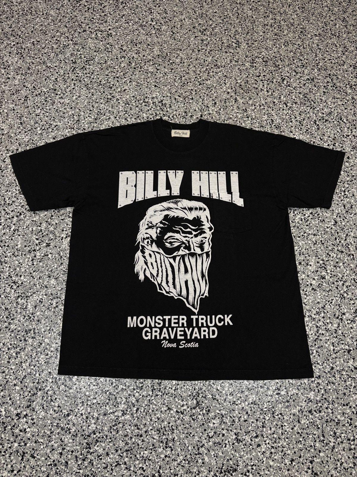 2021 Billy Hill Head Monster Truck Graveyard T-Shirt Size XL