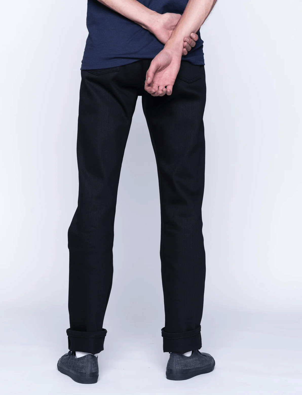 Naked & Famous Black Power-Stretch - True Guy Size US 40 / EU 56 - 3 Thumbnail