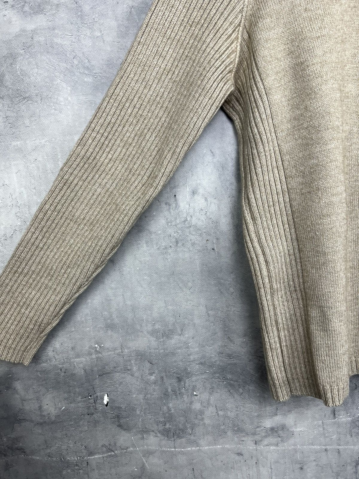 Emporio Armani Vintage Emporio Armani Beige Wool Men’s Sweater Size M Size US M / EU 48-50 / 2 - 4 Thumbnail