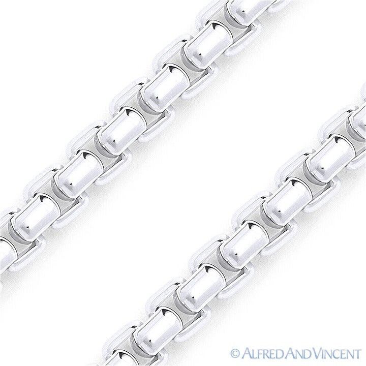 Other 2.5mm Rounded Mirror-Box Link Chain Bracelet Size 8" Size ONE SIZE - 2 Thumbnail