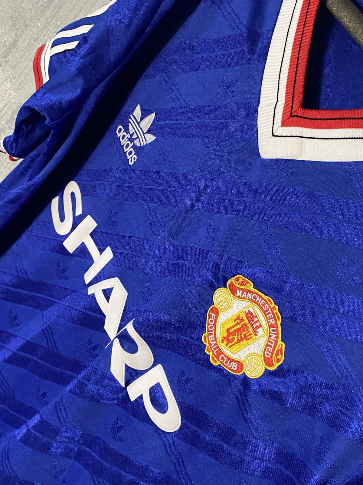 Adidas Retro Manchester United Adidas Soccer Jersey Football Sharp Size US L / EU 52-54 / 3 - 2 Thumbnail