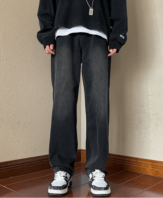 Japanese Brand American men's straight loose high street oversized jeans Size US 32 / EU 48 - 1 Thumbnail