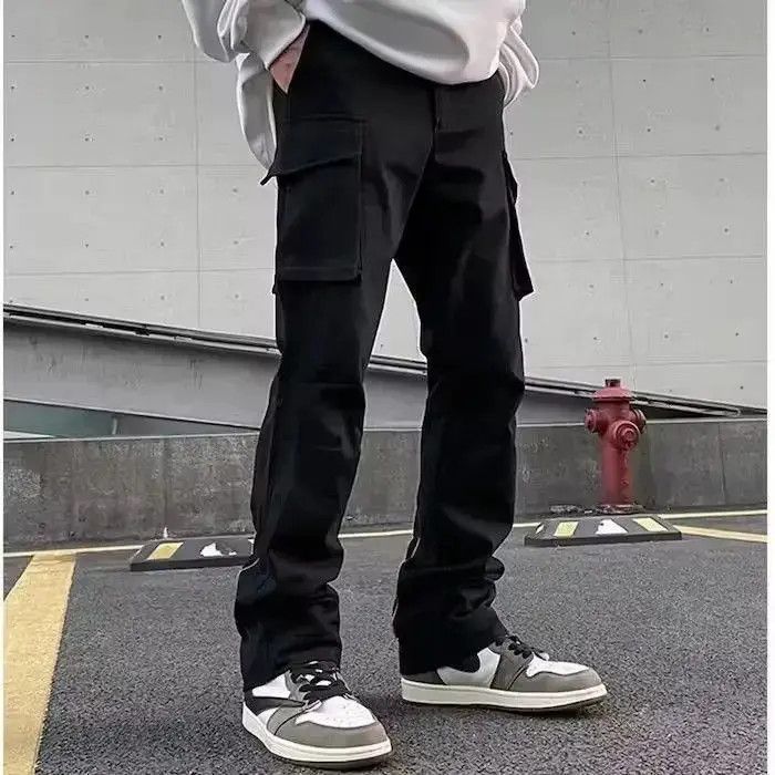 Japanese Brand Back Zipper Casual Cargo Pant Size US 32 / EU 48 - 2 Thumbnail