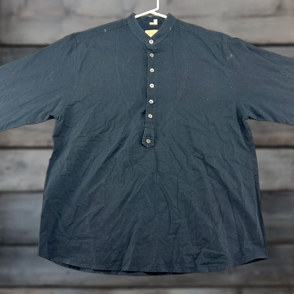 Vintage VINTAGE WAH Maker Shirt Mens L Black Long Sleeve Button Up Western Frontier USA Shirt Size US L / EU 52-54 / 3 - 1 Thumbnail