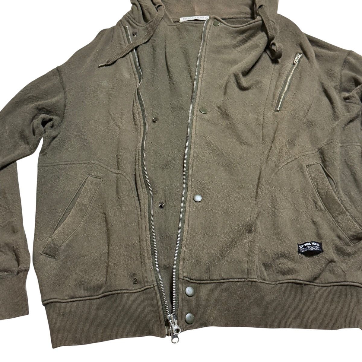 Final Home 90's Final Home Asymmetrical zipper hoodie Size US L / EU 52-54 / 3 - 12 Thumbnail
