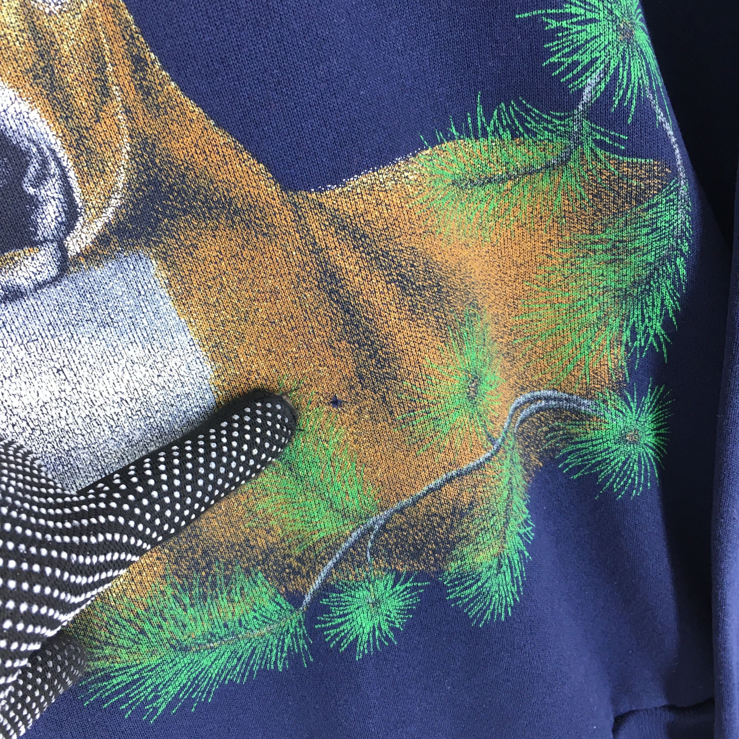 Habitat Vintage 80s White-tailed Deer Wildlife Sweatshirt XLarge Size US XL / EU 56 / 4 - 4 Thumbnail