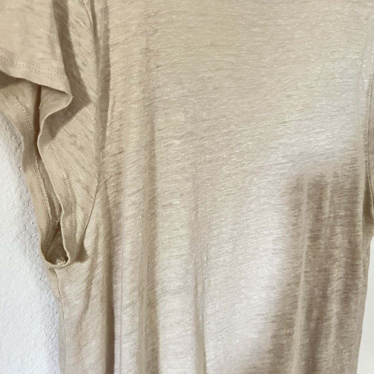 Calypso St Barth Calypso St. Barth Linen Blend Scoop Neck T-Shirt Size M / US 6-8 / IT 42-44 - 5 Thumbnail