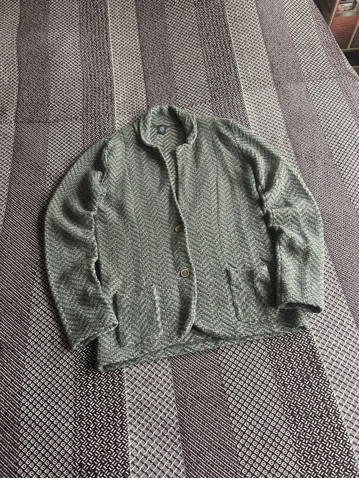 Eleventy Eleventy Rare Japanese Style Solid Wool Blazer Size M Unisex Size M / US 6-8 / IT 42-44 - 6 Thumbnail