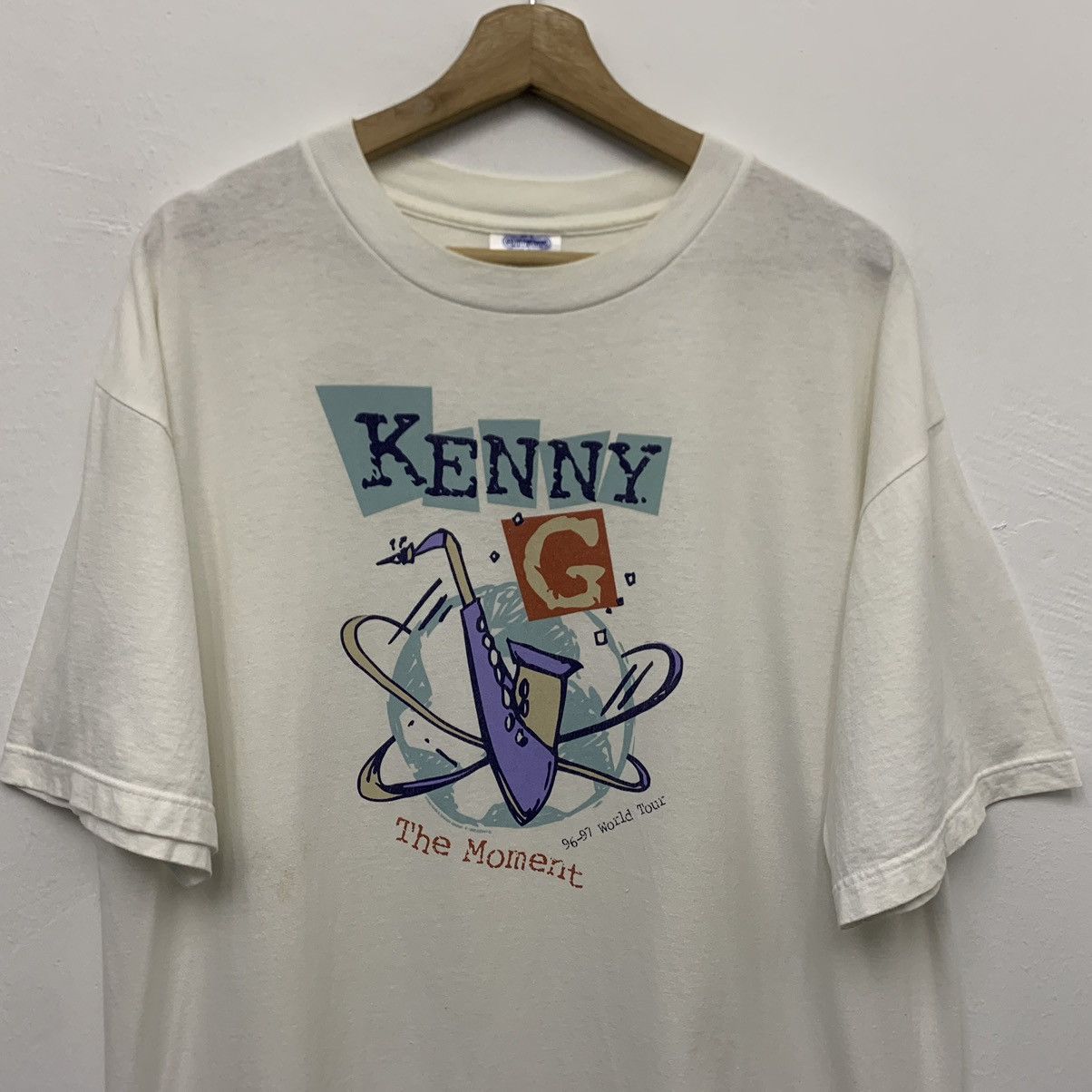 Band Tees Vintage 90s Kenny G ‘The Moment’ world tour Size US XL / EU 56 / 4 - 3 Thumbnail