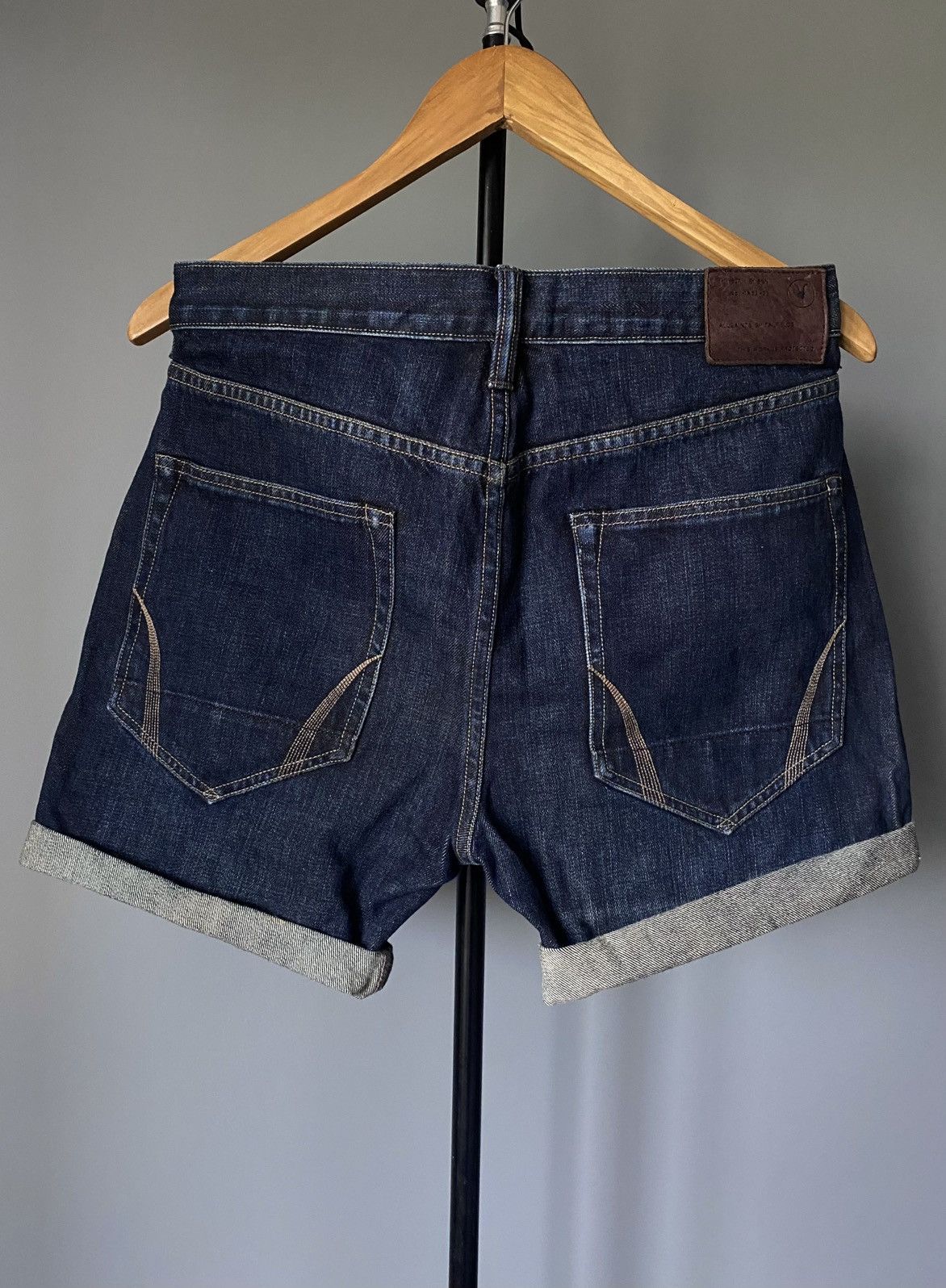 Allsaints Allsaints Deathstar Iggy Selvedge Distressed Denim Shorts Size US 32 / EU 48 - 12 Thumbnail