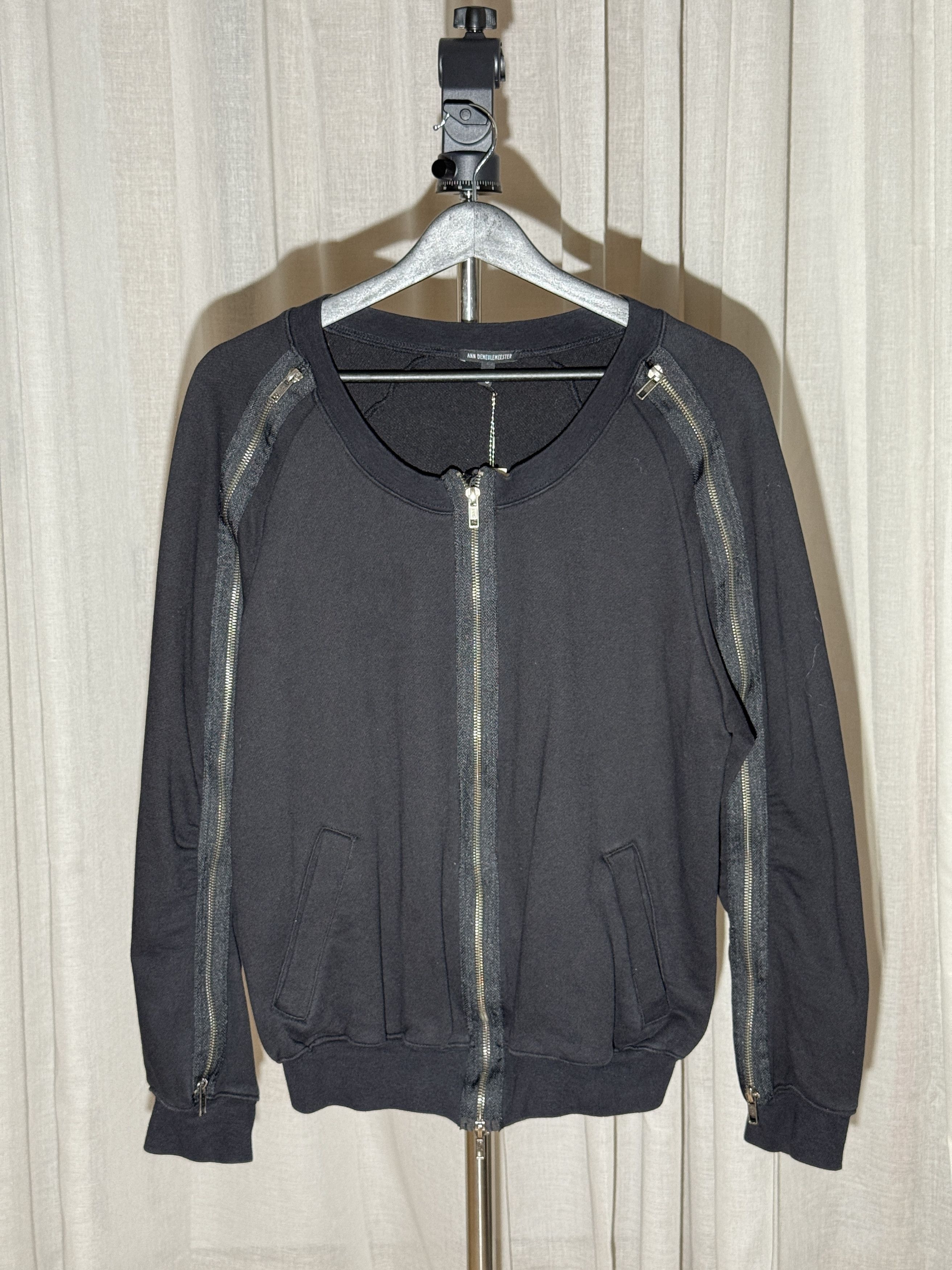 Ann Demeulemeester SS17 Phoenix Embroidered Multizip Bomber Size S / US 4 / IT 40 - 1 Thumbnail