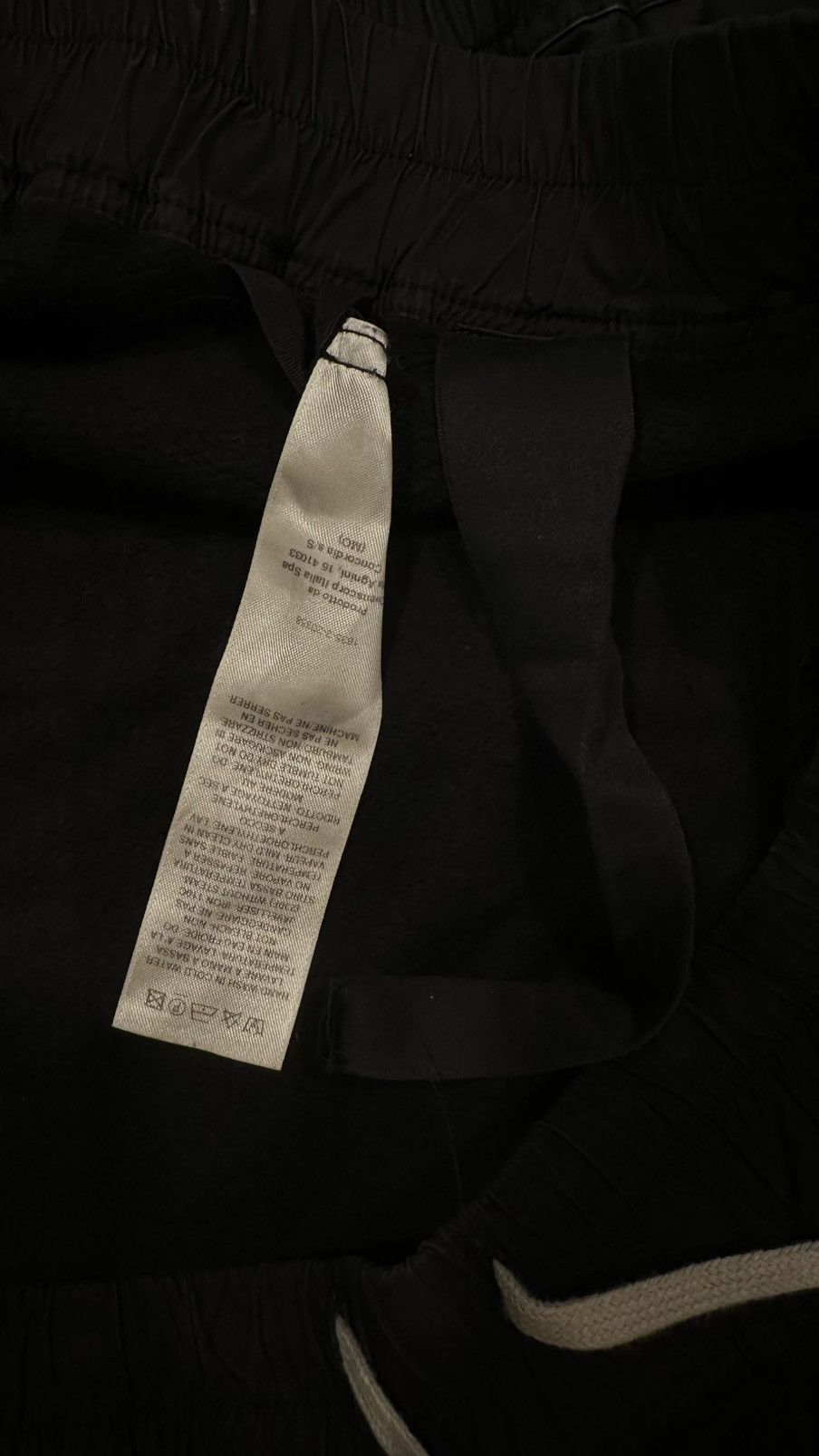 Rick Owens Rick Owens Drkshdw Black Cropped Cargo Pants Size US 36 / EU 52 - 2 Thumbnail