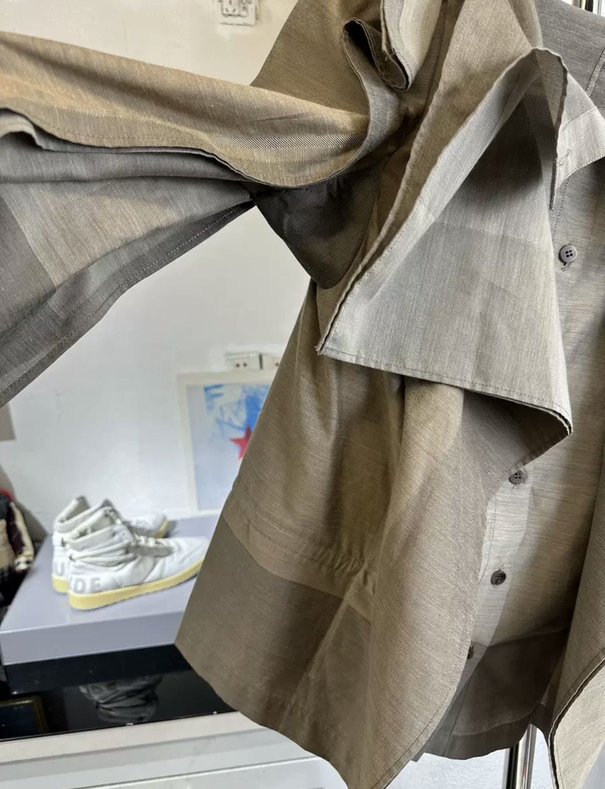 Issey Miyake Issue miyake deconstructed pleated shirt Size M / US 6-8 / IT 42-44 - 4 Thumbnail