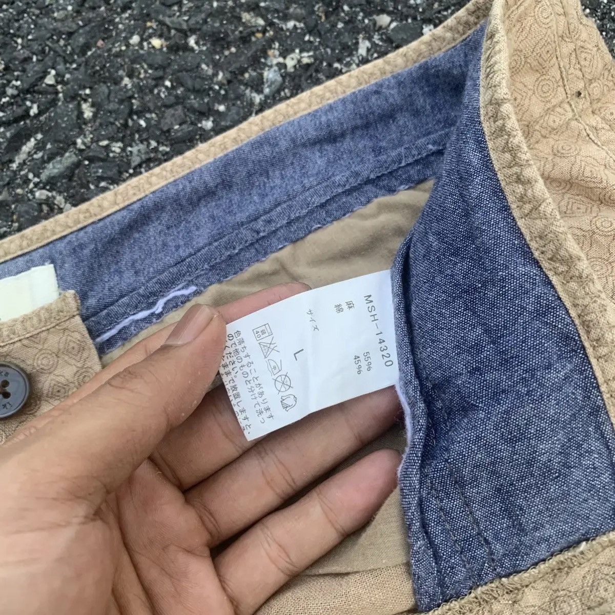 IKKS Japanese Vintage IKKA Monogram Faded Easy Pants Large Size US 35 - 8 Thumbnail