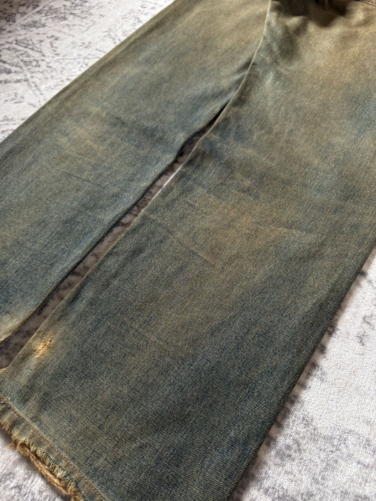 Kapital Edwin 505 OG Type 1 Baggy Loose Mud Wash Jeans Size US 29 - 16 Thumbnail