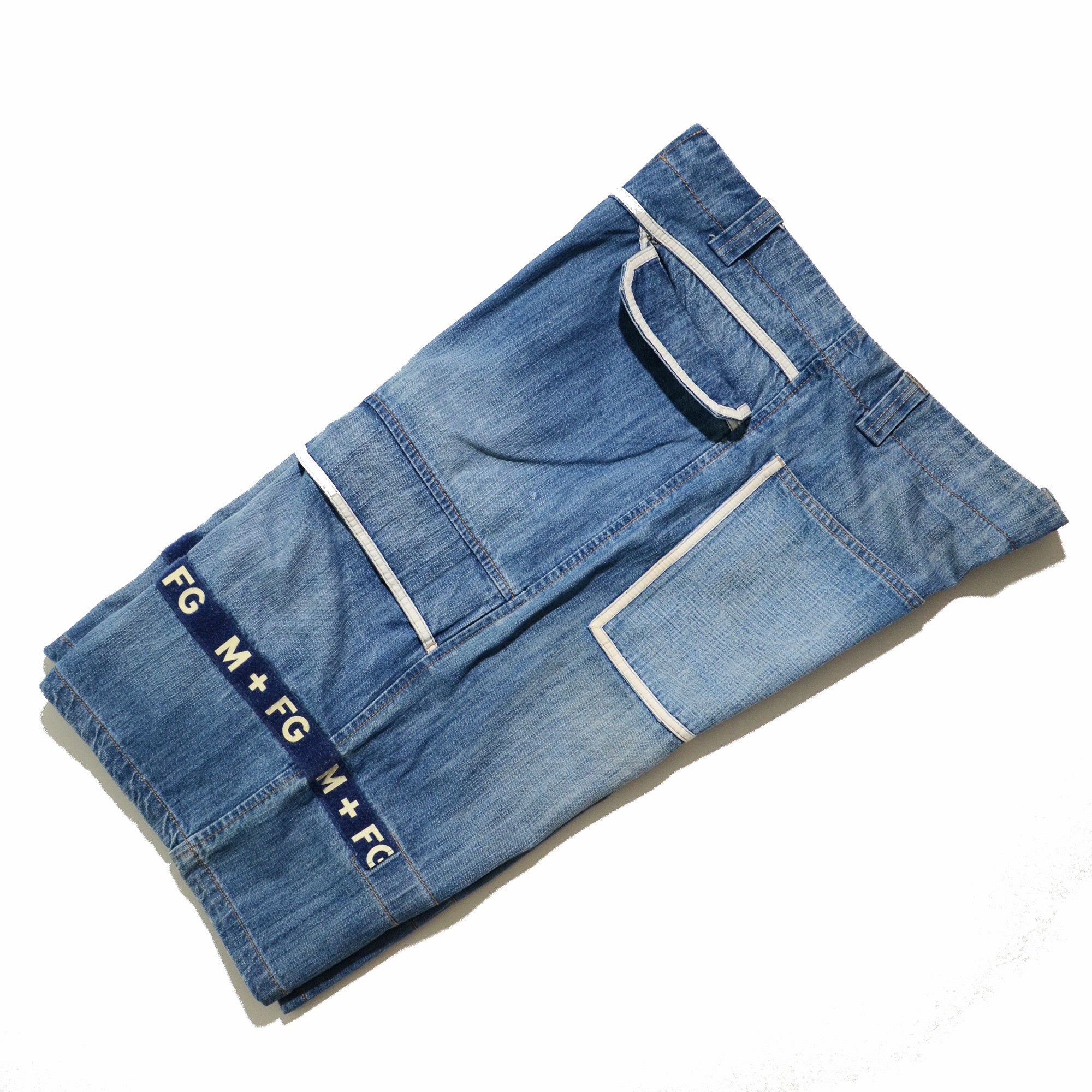 Marithe + Francois Girbaud M+FG Marithe Francois Girbaud Cargo Denim Shorts Y2K Hiphop Size US 32 / EU 48 - 3 Thumbnail