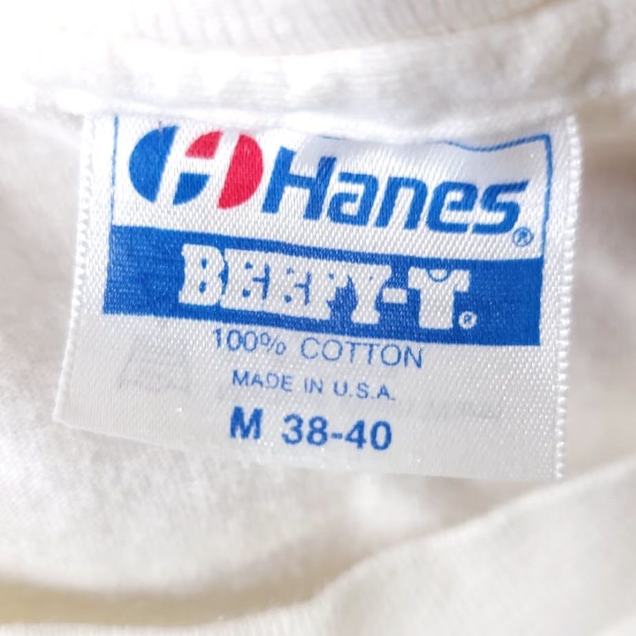 Hanes VINTAGE Hanes T-Shirt Mens Size S White 90s Great Aloha Run Hawaii Made In USA Running 10k 5k Race Mens Size US S / EU 44-46 / 1 - 7 Thumbnail