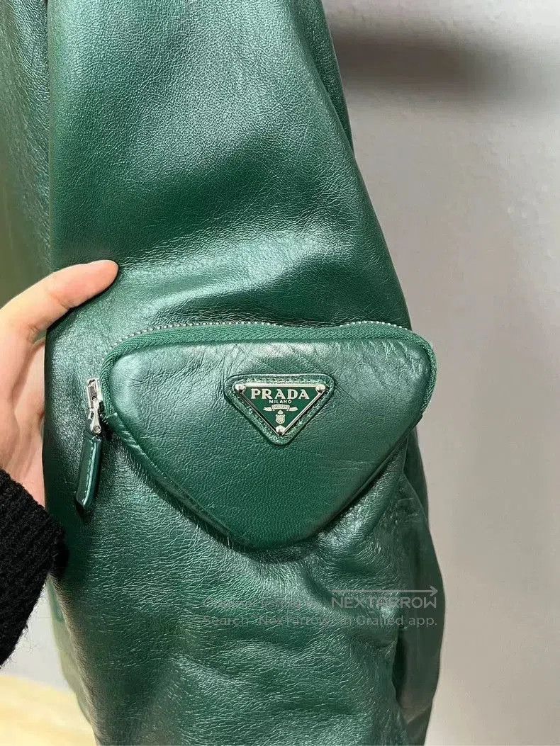 Prada Prada x Raf Simons Green Bomber Jacket. Size US S / EU 44-46 / 1 - 3 Thumbnail