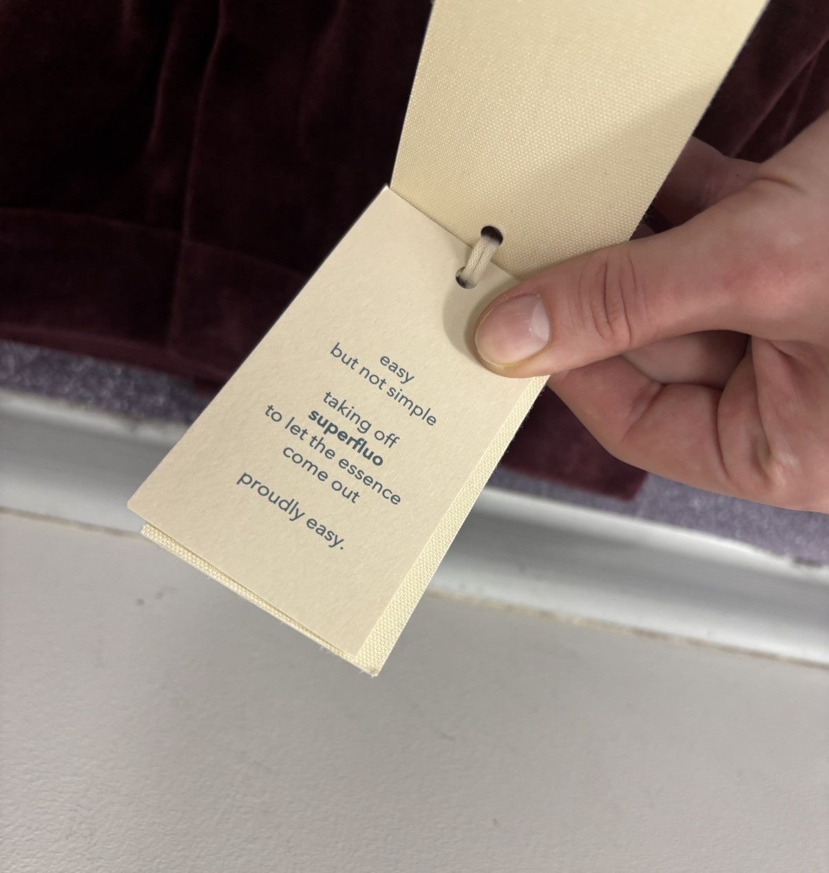 Circolo 1901 Circolo 1901 Women’s NWT Burgundy Velour Velvet Chino Pants Size 26" / US 2 / IT 38 - 7 Thumbnail