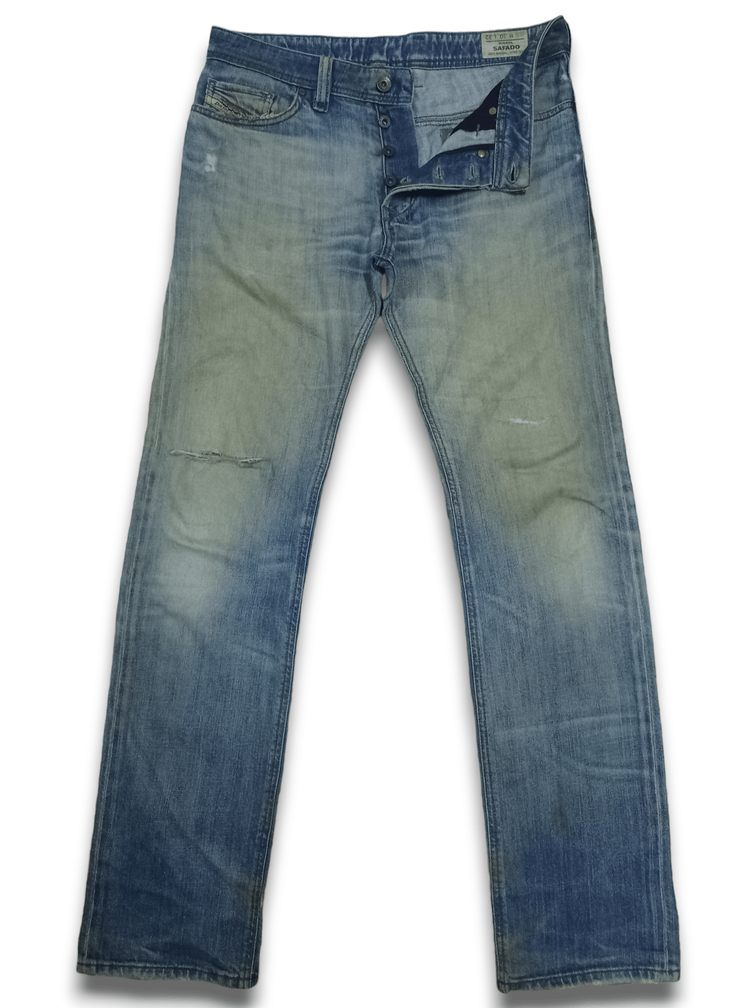 Diesel Vintage Diesel Industry Safado Mud Wash Distressed Jeans Size US 32 / EU 48 - 3 Thumbnail