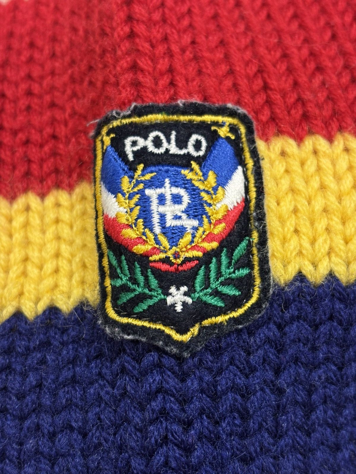 Polo Ralph Lauren Polo RL Sleeve Patch Knit Sweater Size US M / EU 48-50 / 2 - 3 Thumbnail