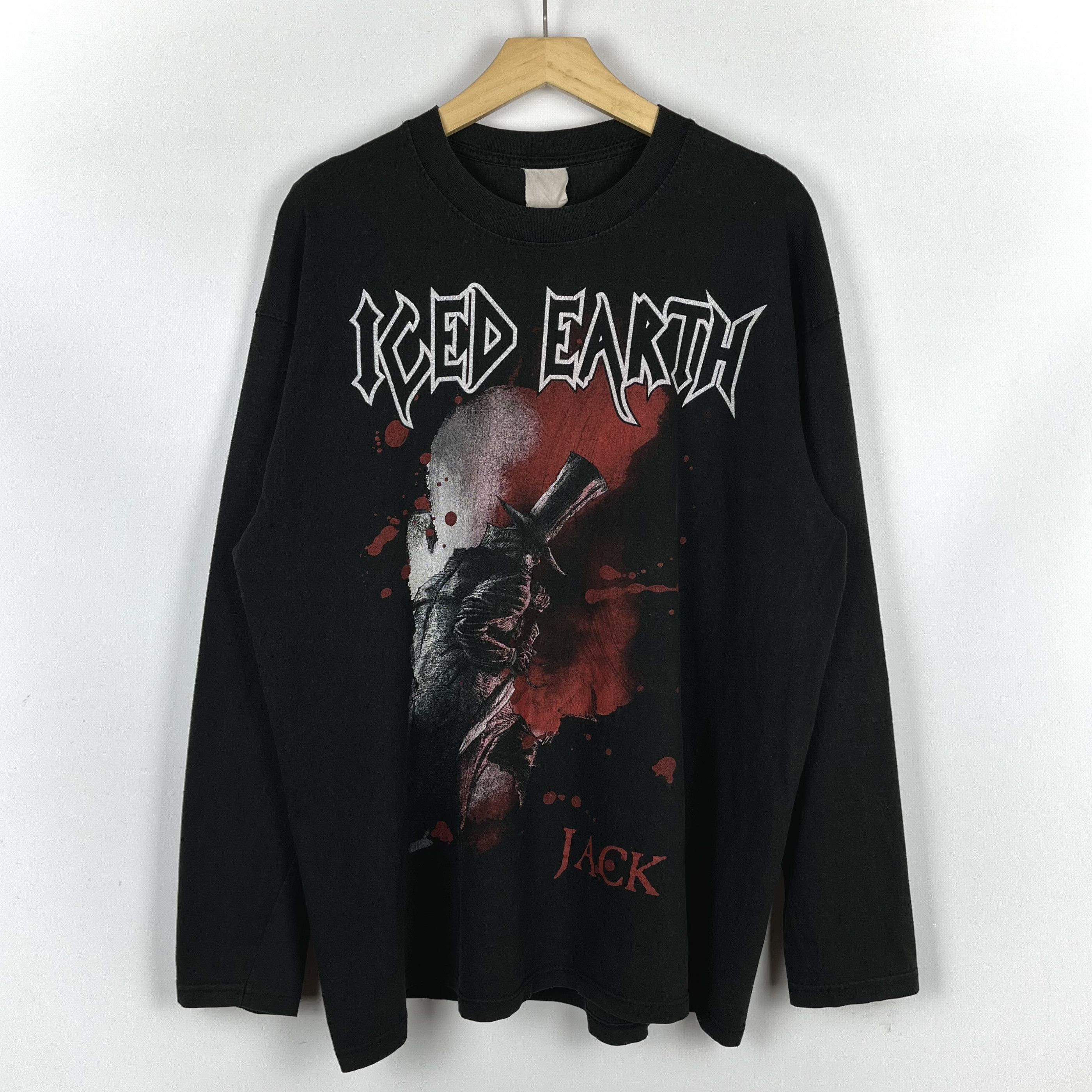 Band Tees Vintage Iced Earth Ripper Jack “Horror Show” Longsleeve 90’s Size US L / EU 52-54 / 3 - 1 Thumbnail