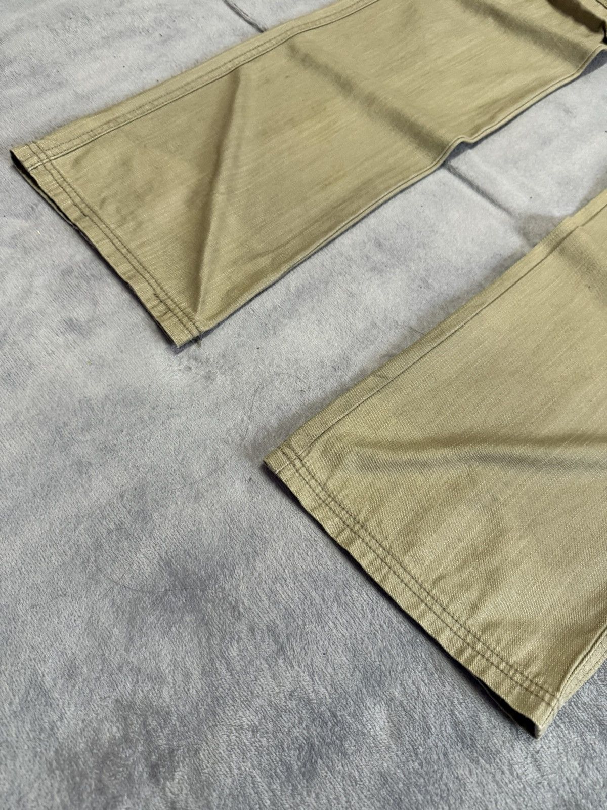Tornado Mart Tornado Mart Panelling Utility Tactical Cargo Flared Pants Size US 32 / EU 48 - 6 Thumbnail