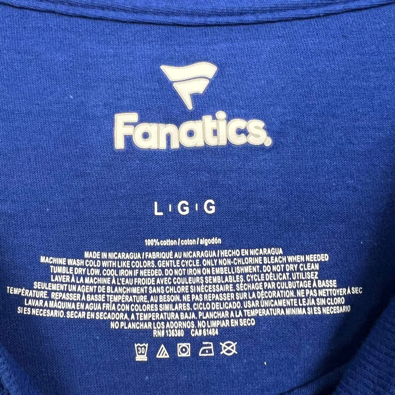 Other New York Giants Shirt Men Fanatics Short Sleeve Crew Neck L Size US L / EU 52-54 / 3 - 3 Thumbnail