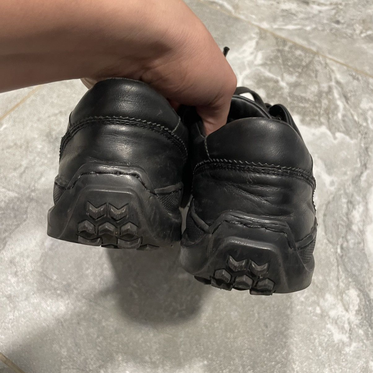 Vintage 7 black Dolce Gabbana leather Boots shoes sneakers old money Size US 7 / EU 40 - 7 Thumbnail