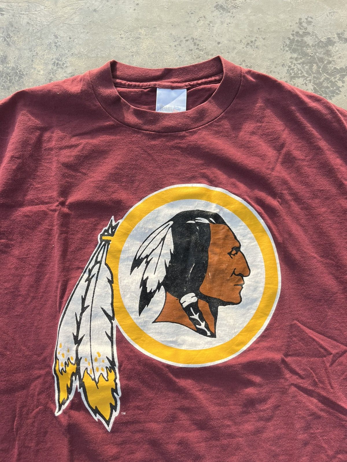 NFL Vintage 90’s Redskins Team NFL by Chalkline tee Size US XL / EU 56 / 4 - 2 Thumbnail