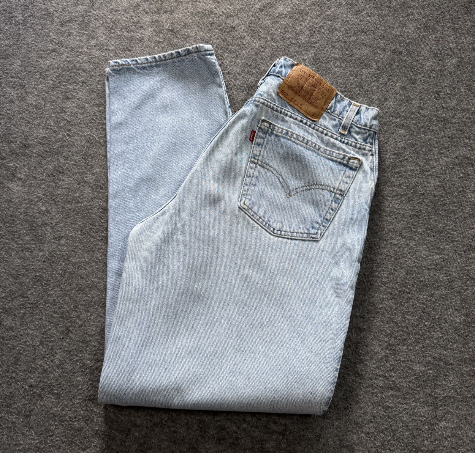 Levi's Levi’s 560 Jeans Vintage 90s Made in USA Loose Tapered 34x32 Size US 34 / EU 50 - 7 Thumbnail