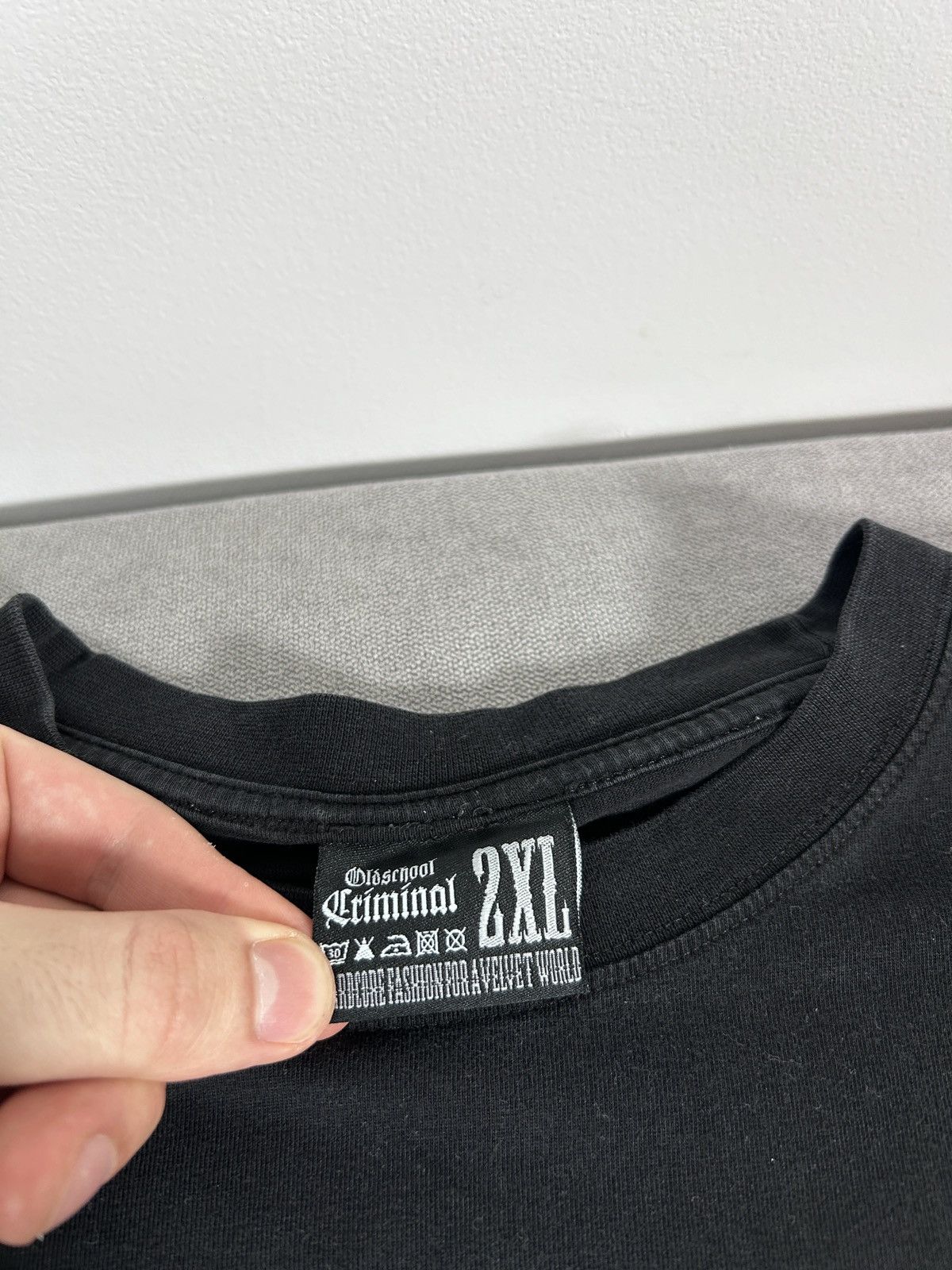 Band Tees × Vintage Oldschool criminal black tee Size US XL / EU 56 / 4 - 4 Thumbnail
