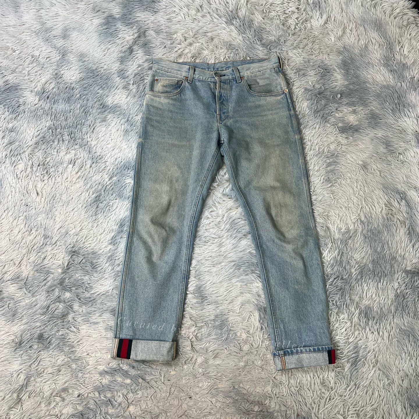 Gucci Gucci Denim Pants Size 34 Size US 34 / EU 50 - 1 Thumbnail