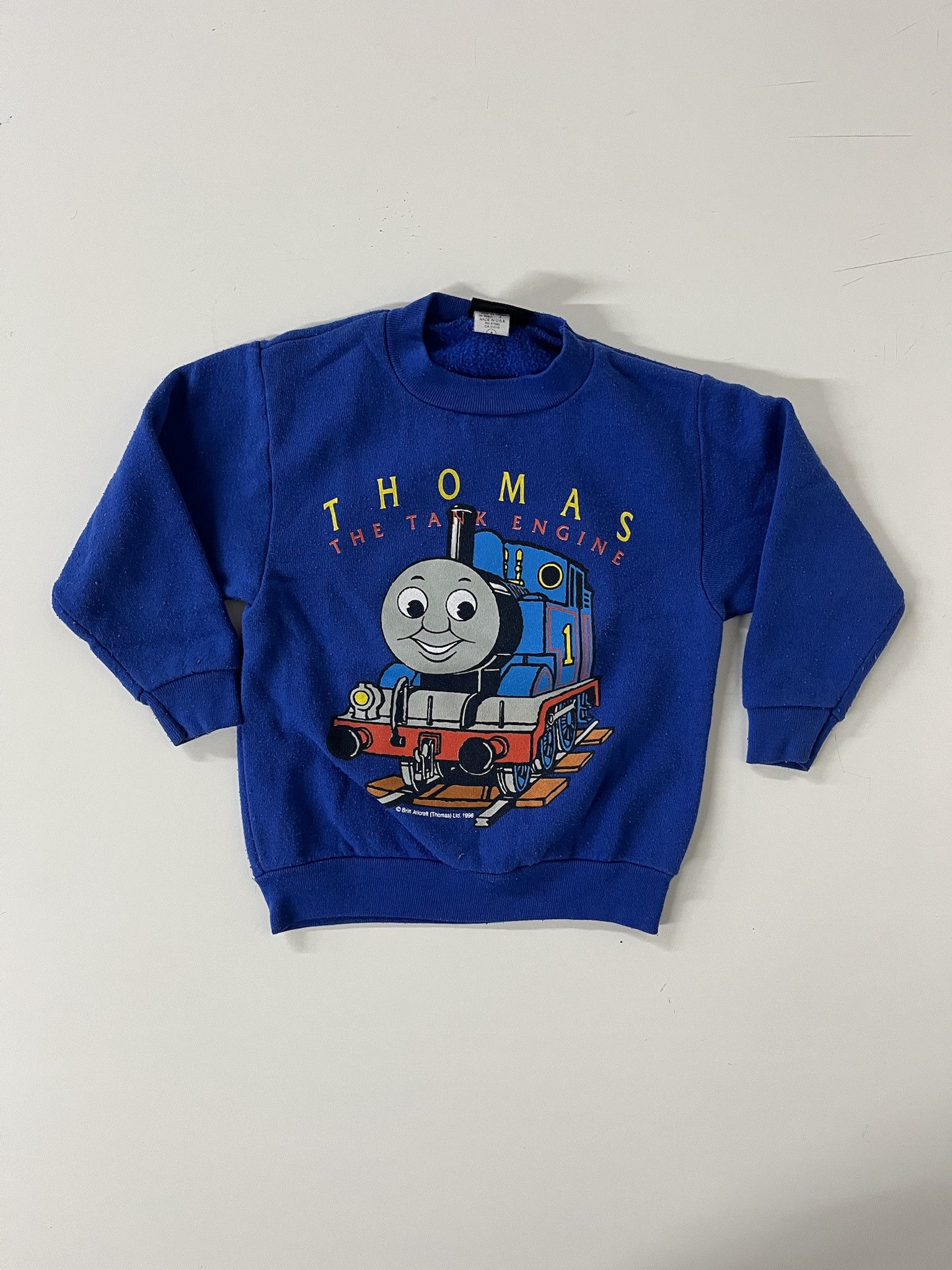 Other Vintage 90s Thomas the Tank Engine Baby Tee Crewneck 1996 Changes Sweatshirt SIze Kids 4 XXS Size US XXS / EU 40 - 1 Thumbnail