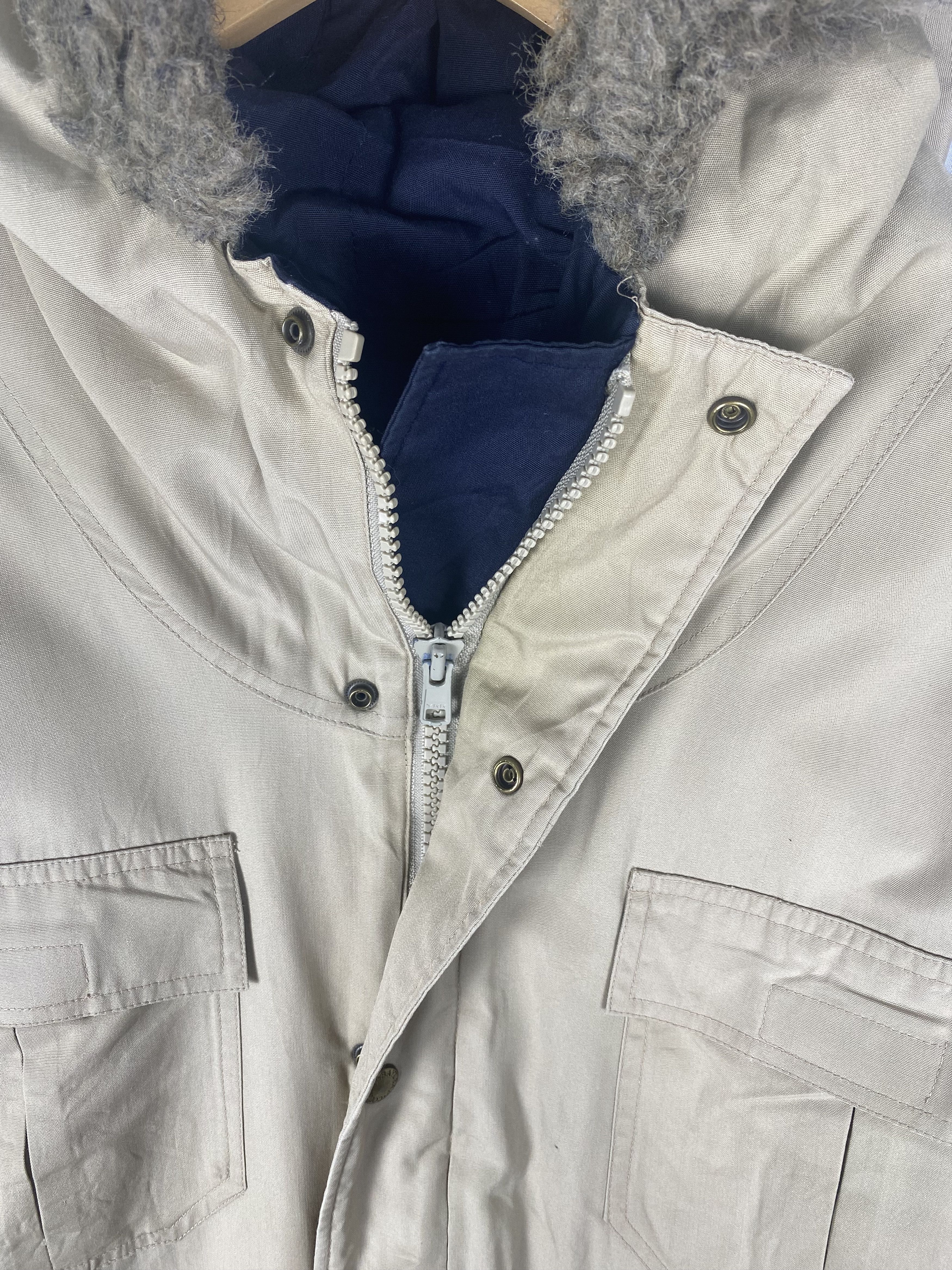 Japanese Brand Vintage Japanese Brand Sherpa Hoodie Multi Pocket Jacket Size US L / EU 52-54 / 3 - 5 Thumbnail