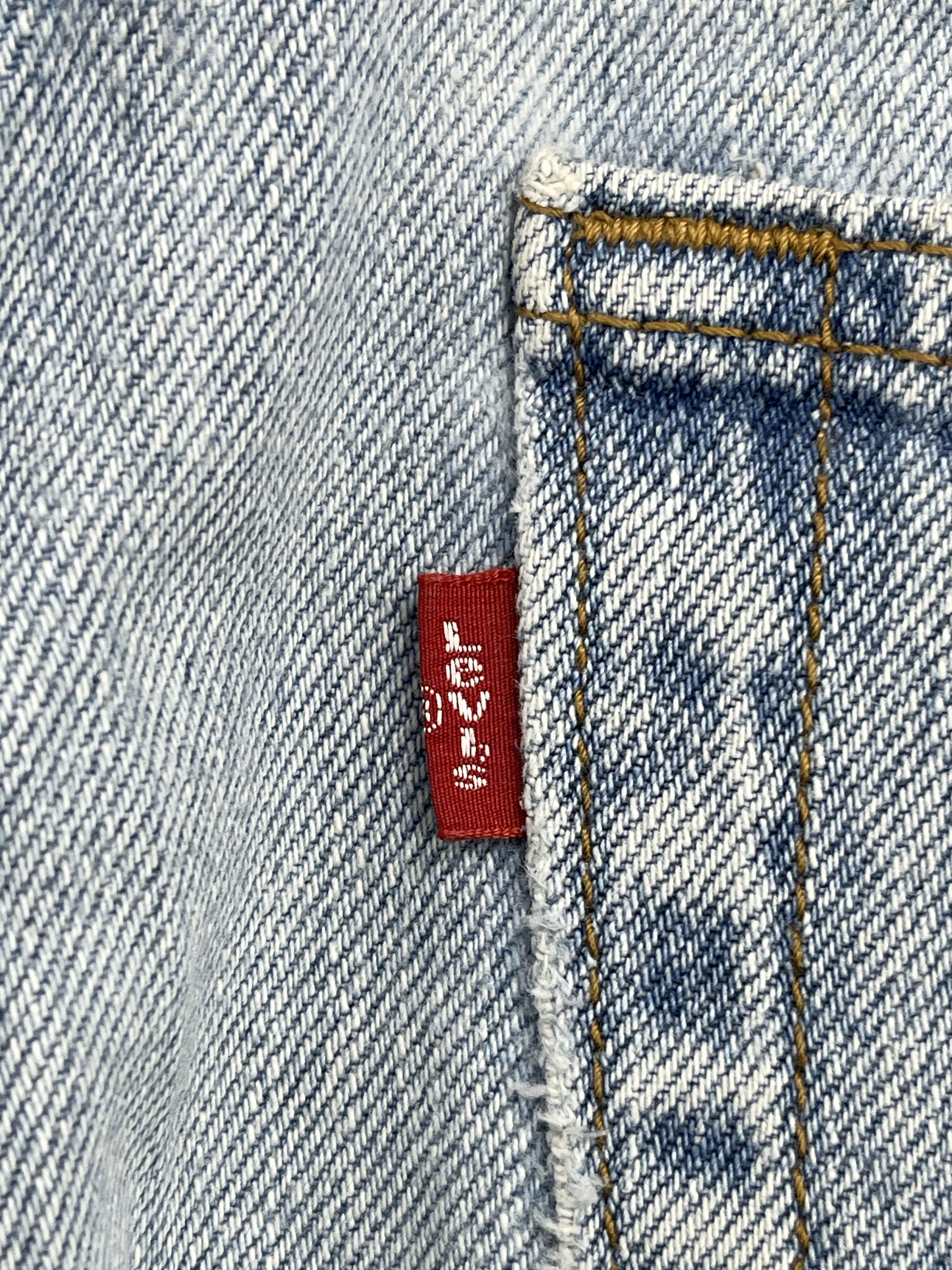 Levi's × Vintage Vintage Levis 505 Lightwash Jeans DP2490 Size US 36 / EU 52 - 6 Thumbnail